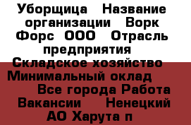 Уборщица › Название организации ­ Ворк Форс, ООО › Отрасль предприятия ­ Складское хозяйство › Минимальный оклад ­ 24 000 - Все города Работа » Вакансии   . Ненецкий АО,Харута п.